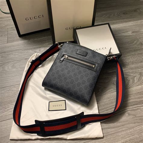 fake gucci print messenger bag|genuine gucci messenger bags.